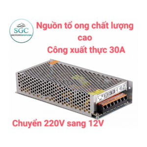 Nguồn Tổ Ong 30A - Cho Máy Bơm Nước Mini 12V - AK PUMP V2 - Chuyển 220V Sang 12V