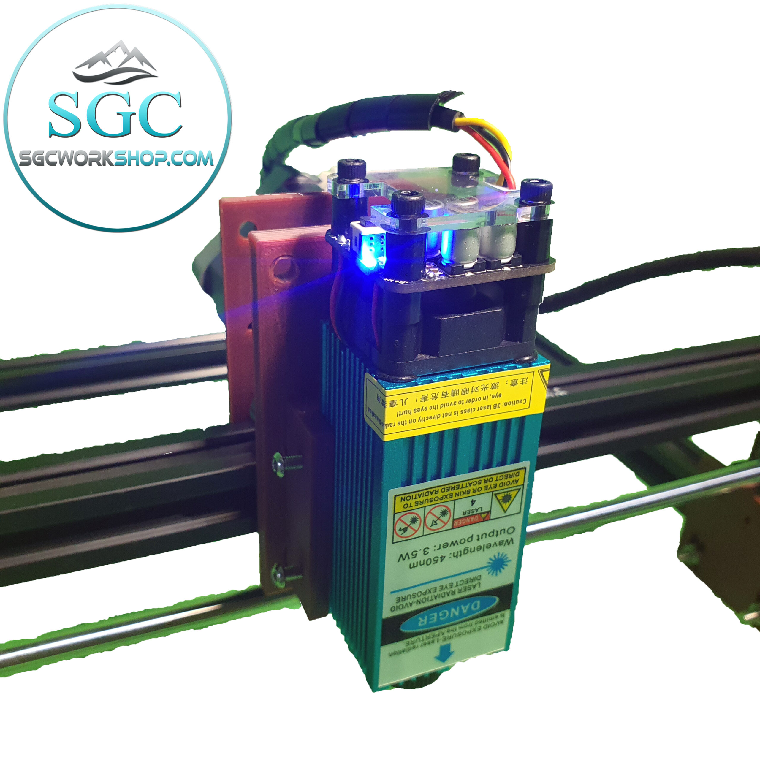 AK LASER V1_Máy Khắc Laser Mini 3040 Giá Rẻ (Cắt Gỗ, Khắc Ví, Móc Khóa, Tranh Ảnh...) - Ảnh 3