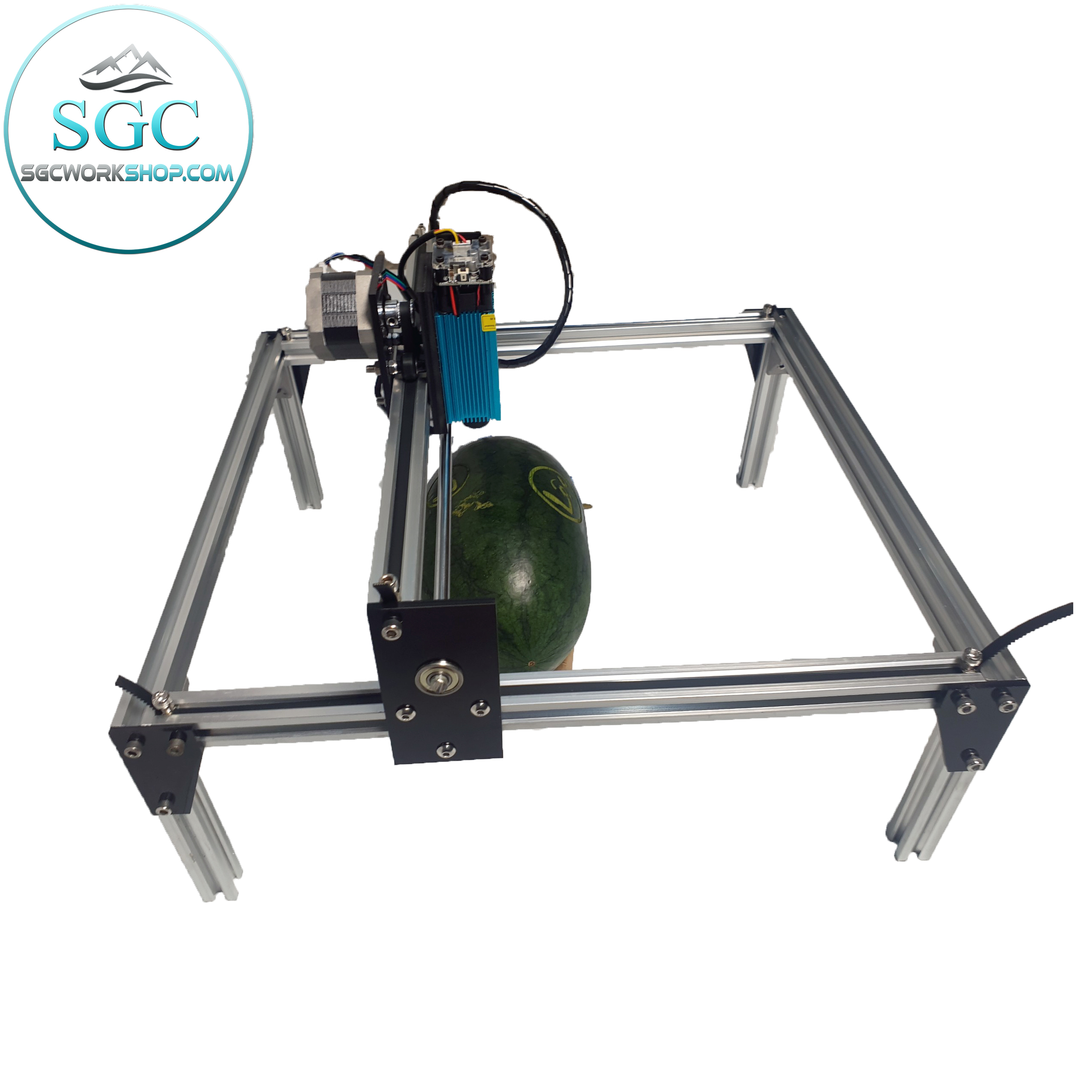 AK Laser 3040 Pro 15W | Khắc Dưa Hấu & Gỗ, Da | Máy Laser Mini Nhỏ Gọn, Chuẩn Kinh Doanh - Ảnh 3