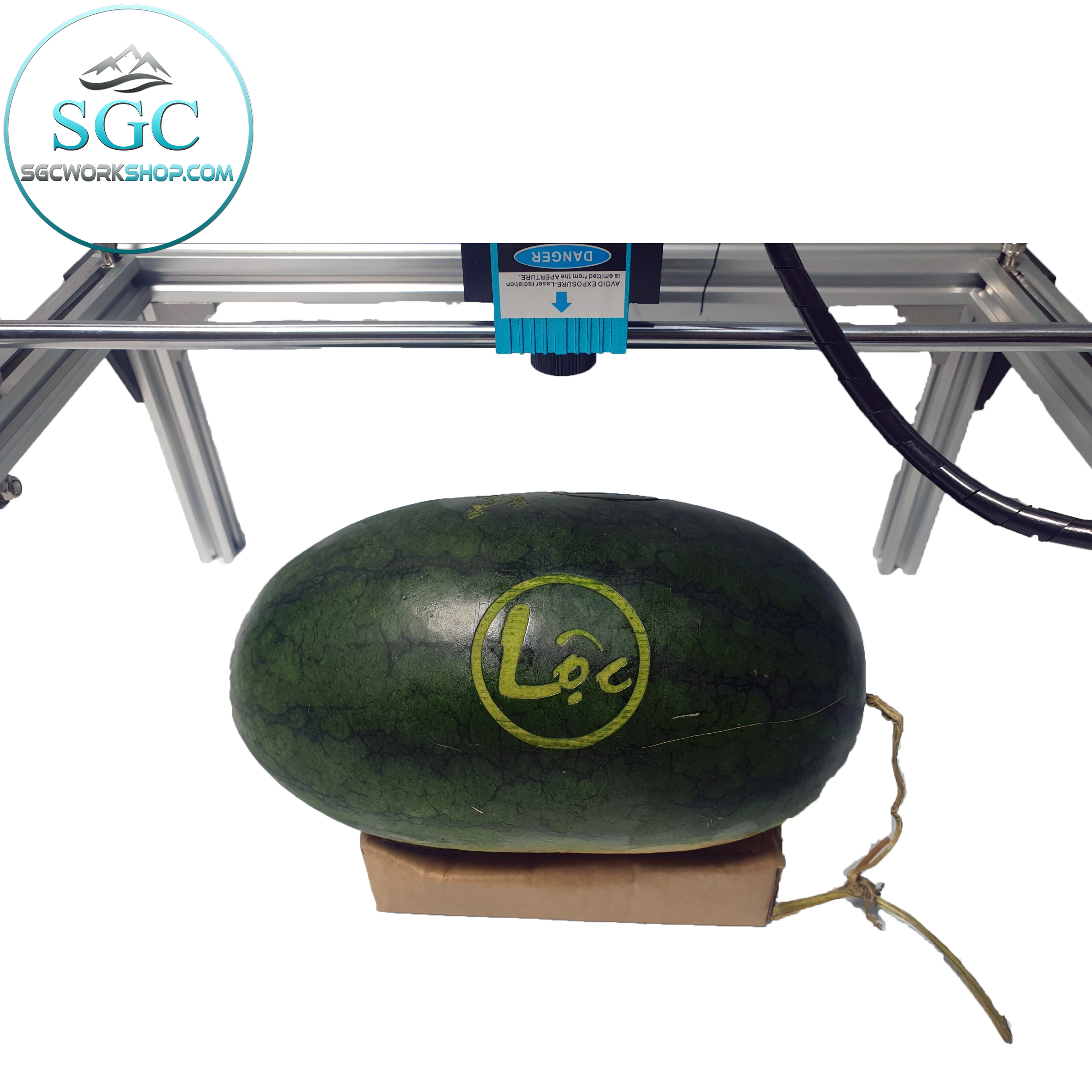 AK Laser 3040 Pro 15W | Khắc Dưa Hấu & Gỗ, Da | Máy Laser Mini Nhỏ Gọn, Chuẩn Kinh Doanh - Ảnh 8