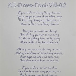 AK Draw Font VN 02