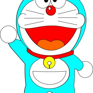 File Vector SVG Vẽ tranh Doreamon cho robot vẽ AK Draw